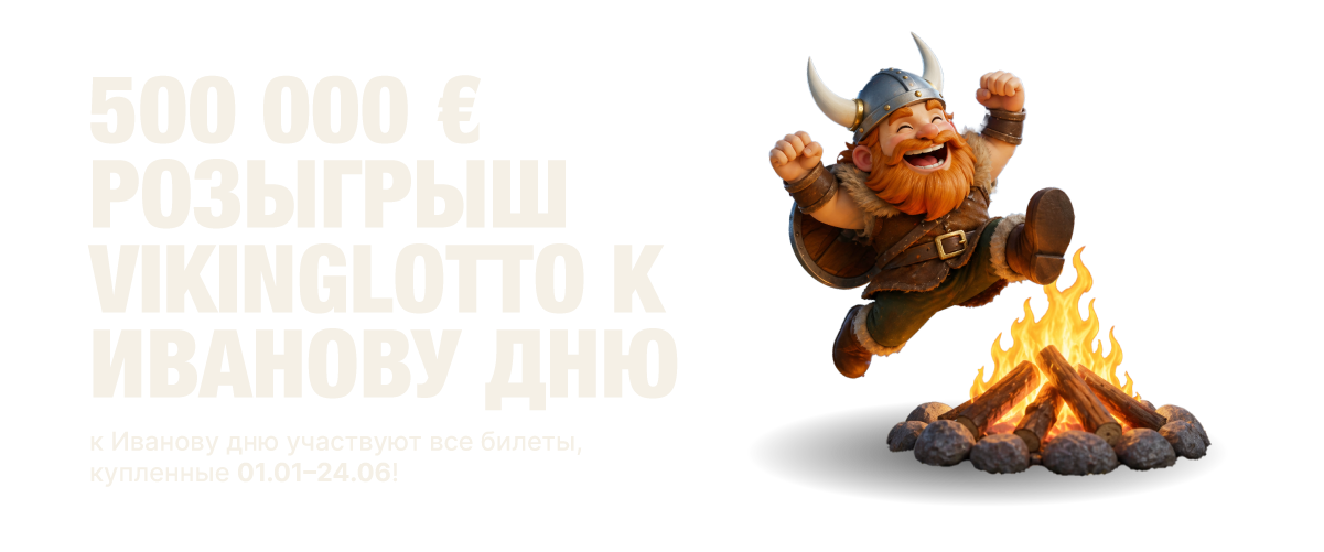 Vinking lotto 500 000€